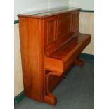 A walnut cased upright overstrung piano C.BECHSTEIN, BERLIN, number 96597, 156cm wide x 128.5cm