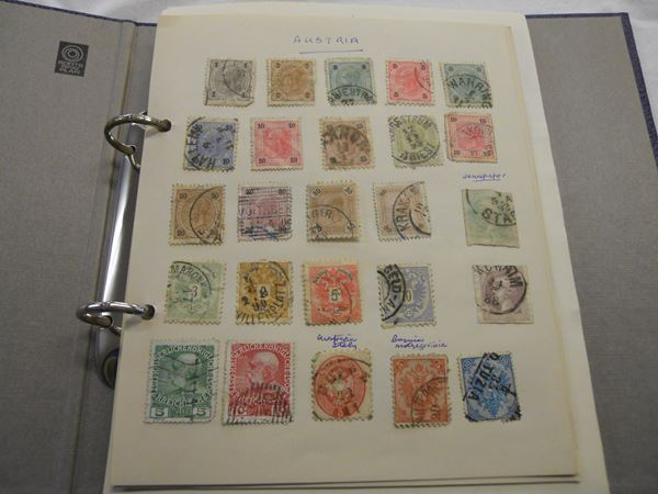 Small album of early stamps from Europe and around the world - Estimate £30 - £50