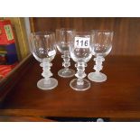 Set of 4 Micky Mouse glasses