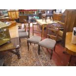 Harlequin set of 10 Edwardian dining chairs