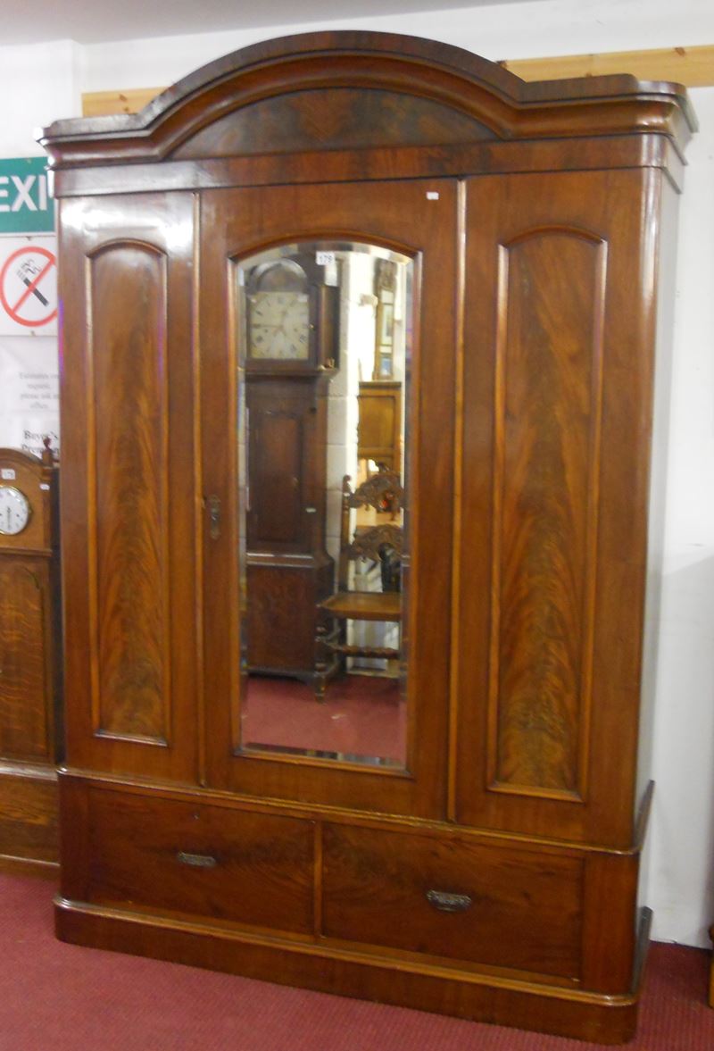 Victorian mahogany wardrobe