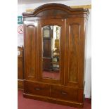 Victorian mahogany wardrobe