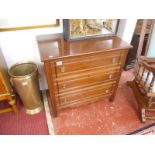 Mahogany chest of 3 drawers