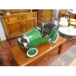 Vintage model child's pedal car