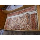 Beige ground Keshan carpet (2.30 x 1.60)