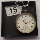 Silver pocket watch