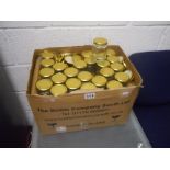 Large quantity of new jam jars