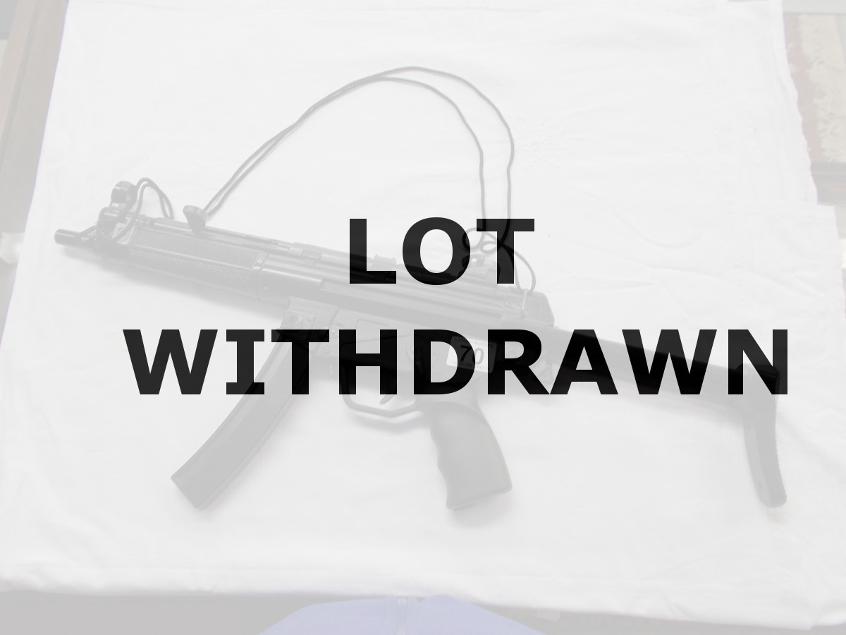 Lot Withdrawn - Sub machine BB gun