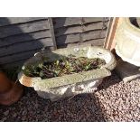 Large stone trough