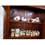 Collection of Toby jugs and floral tea set