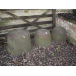 3 large cast iron brew boilers