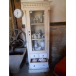 Painted display cabinet