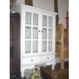 Painted display cabinet