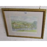 L/E & signed print 'River Exe' by K W Burton