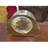 Oak mantel clock