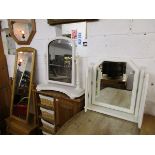 Triple mirror & swing mirror