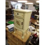 Painted bedside cabinet