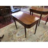 Regency inlaid mahogany games table