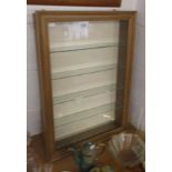 Glass front display cabinet