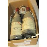 5 bottles of assorted wine to include 1974 Cotes-du-Rhone