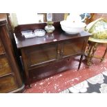 Inlaid Edwardian mahogany cabinet