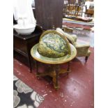 Large globe drinks stand