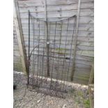 2 metal garden gates