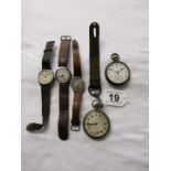 Collection of watches to include Oris, Ingersoll, & Moeris