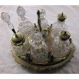 Victorian 6 piece cruet set