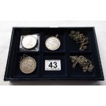 3 silver American dollars - 1921, 1922 & 1927