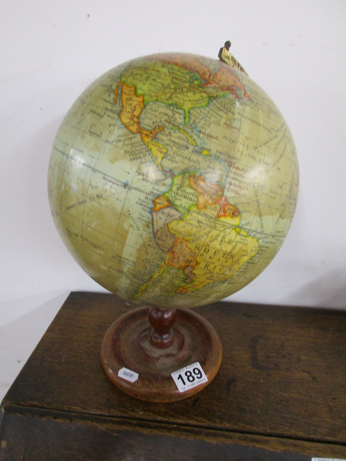 Globe on stand