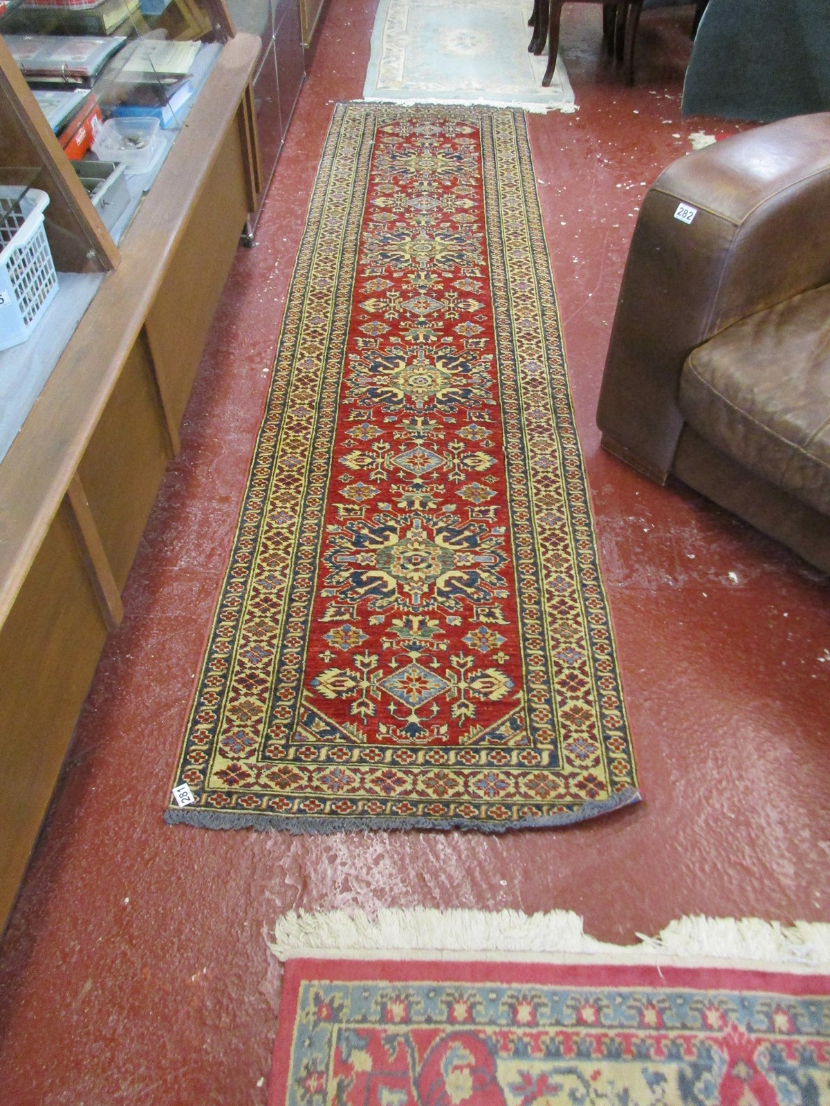 Oriental wool runner