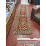 Oriental wool runner