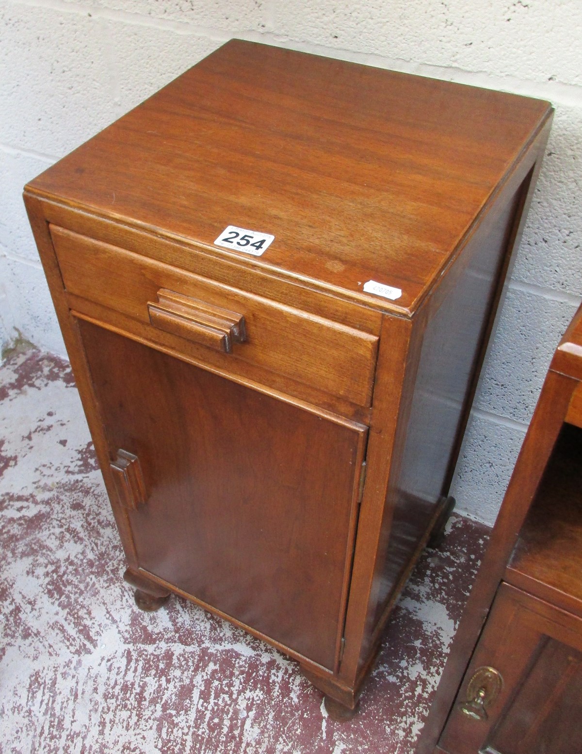 Mahogany pot cupboard