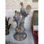 Large Capo-di-Monte figurine - Doves