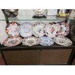 Collection of Masons ironstone plates