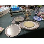 Collection of silver plate