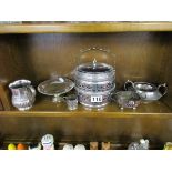 Collection of silver plate