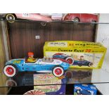 Masudaya (Trade Mark Toys of Japan) tin racing car with original box