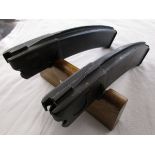 Pair of assault rifle magazines - possibly for M16