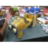 Vintage pedal fire engine