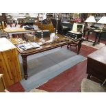 Large Victorian mahogany extending table