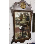 Chinese Chippendale style wall mirror A/F
