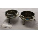 Pair of silver salts