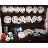 Large collection of china to include Royal Worcester (Evesham pattern), Ainsley etc