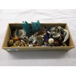 Box of costume jewellery