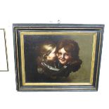 17C oil - Lo Spadarino (2 girls) after Giacamo Galli