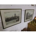 Pair of Prints - Cathedrals by John Finchmoor