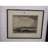 Signed late 19C etching after E G Earthrowl - Boat building