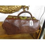 Good quality leather Gladstone bag